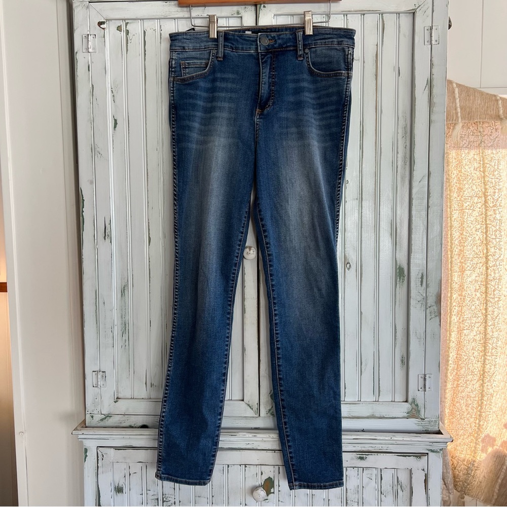 LN Kut from the Kloth Mia Fab Ab Toothpick Skinny Jeans sz 10